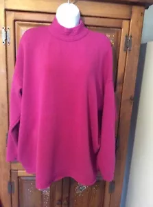 Suéter de Colección Benetton 100% Lana de Cordero Simulado Tortuga Rosa Talla M - Imagen 1 de 4