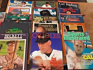 Cal Ripken Jr. Baltimore Orioles Program Lot 30 Pieces MLB Magazines - Picture 1 of 8