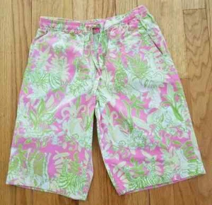 EUC Boys Lilly Pulitzer Jungle Road Shorts Size 7 - Picture 1 of 4