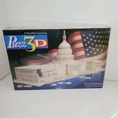 Puzz 3D US Capitol Building 718 шт. 3D-пазл с пенопластовым покрытием - новый - Изображение 1 из 4