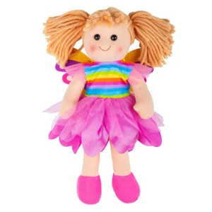 Muñeca Bigjigs Toys Chloe - Muñeca de trapo MEDIANA juguete de peluche - Imagen 1 de 2