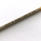 VTG State of Kansas Port of Entry Government Gray Wood Pencil Unsharpened