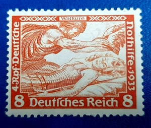 Stamp Germany Reich Wagner 8 Pfennig 1933 Schlegel BPP Mi. Nr. 503 B (29233) - Picture 1 of 3
