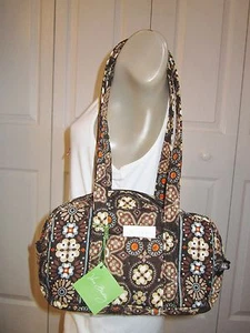 Borsa a tracolla Vera Bradley multi-marrone nuova con etichetta ritirata A+ - Foto 1 di 9