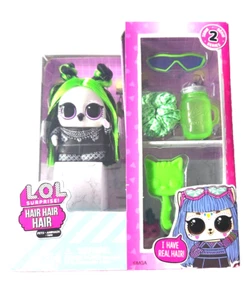 LOL Surprise Hair Hair Hair Pets Series 2 w/ Green Hair Raven Bird Access NEW - Picture 1 of 5