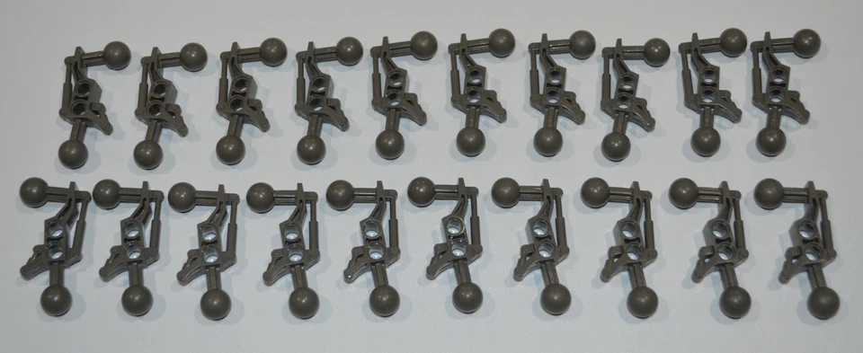 LEGO Technic DARK GRAY PN 32173 Technic Ball Joint 2x7 with 2 Ball Joint QTY 20 - Image 1 of 1