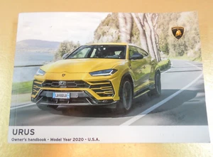 2020 LAMBORGHINI URUS OWNERS MANUAL MINT - Foto 1 di 6