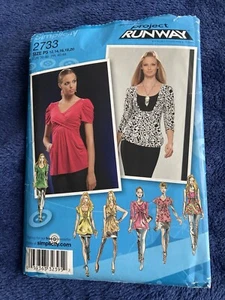 Simplicity 2733 Misses' Knit Tops with Bodice & Sleeve Variations 12-20 Uncut - Picture 1 of 3