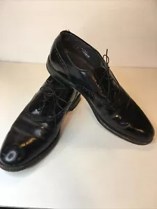 Dexter Wing Tips Mens 10 Oxford Tie Leather Made In USA Dress Shoes Used - Picture 1 of 14