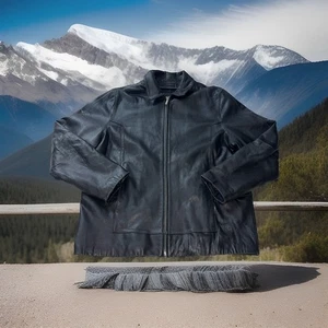 Wilson’s Leather Pelle Studio Insulated Leather Jacket Coat Men Size XLT Biker - Picture 1 of 24