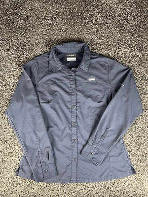 Columbia Omni-shade Women Button Up Shirt Long Sleeve Sz Large - Image 1 of 4