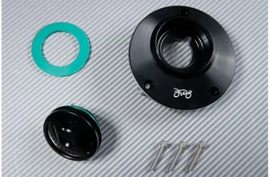 Black Keyless 1/4 Turn Fuel Tank Gas Cap YAMAHA XSR 900 / XSR900 2022-2024 - Picture 1 of 4