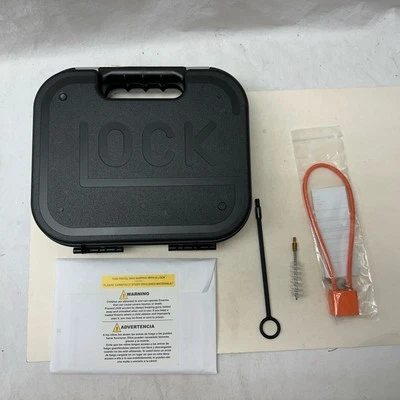 Glock Factory OEM Clam Shell Hard Pistol Case W/ Lock, Cleaning Brush, Manual - Image 1 of 4