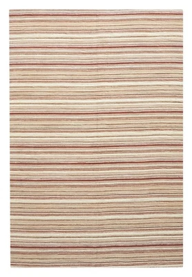 Vintage Hand Woven Traditional Kilim Rug 4'7" x 6'8" Oriental Wool Carpet - Image 1 of 2