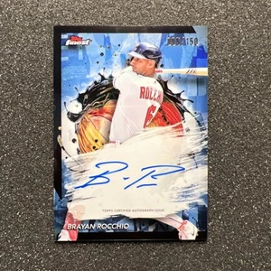 2024 Topps Finest BRAYAN ROCCHIO #FA-BR Cleveland Guardians AUTO 005/150 - Picture 1 of 4
