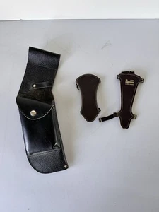 Vintage Ben Pearson Black Leather Hip Belt Quiver Bag 830 & Armguard 8680 - Picture 1 of 11