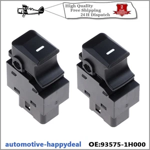 2x Rear Left & Right Window Switch for Kia Sportage SL 2010-2015 93575-1H000 - Picture 1 of 6