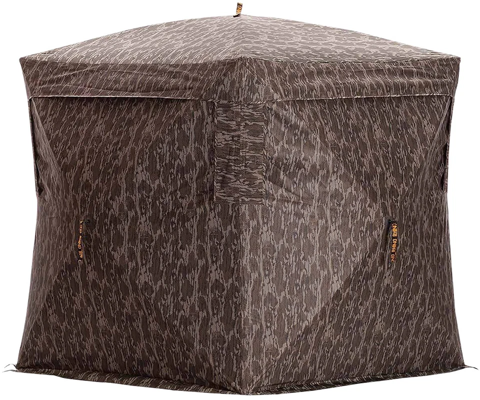 Rhino Blinds RBO187 Rhino 180 5 Hub Mossy Oak Bottomland 150 Denier/Mesh  - Image 1 of 1