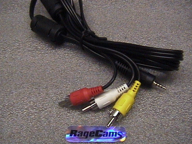 OEM GoPro Hero2 HD2 Hero2 HD 1080P Cord Composite Video Cable Output 2.5mm Plug - Image 1 of 1