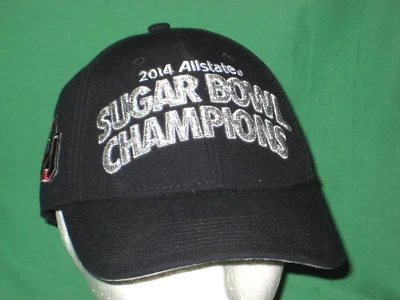 UNIVERSIDAD DE OKLAHOMA SOONERS GORRA DE PELOTA, SOMBRERO - 2014 SUGAR BOWL CHAMPS - NIKE Foto 1 de 4