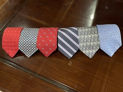 6 NUEVAS CORBATAS ROUNDTREE & YORKE de seda hechas a mano Foto 1 de 4