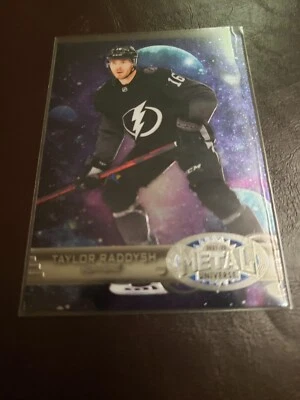2021-22 Taylor Raddysh Retro Rookie Skybox Metal Universe Hockey Tampa Bay... - Image 1 of 2