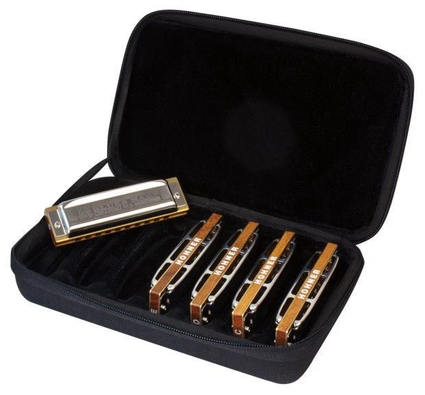 Hohner Case of Blues Harps 5 Pack Harmonicas Harp Set / COB - Image 1 of 1