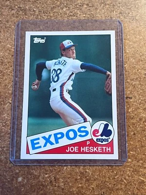 1985 Topps Traded Baseball # 52T Joe Hesketh RC - Image 1 of 4