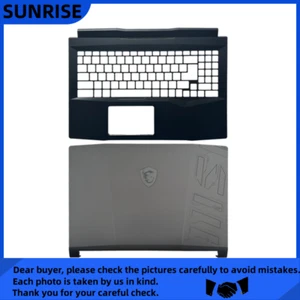 New For MSI Pulse 15 B13v LCD Back Cover Top Case/Upper Case Palmrest Cover - Picture 1 of 6