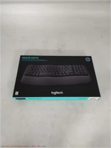 Logitech Wave Keys Bluetooth Keyboard - Black - Picture 1 of 2