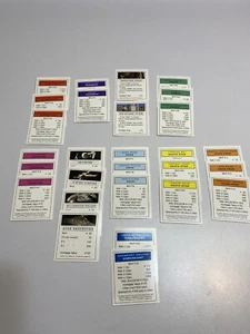 STAR WARS 1997 Monopoly Classic Trilogy Edition Replacement Property Cards - Picture 1 of 1