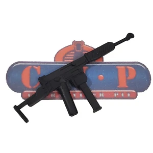 GI Joe Figure Accessory 2002 Beachhead V4 Firefly V6 WASP Sub Machine Gun - Picture 1 of 1