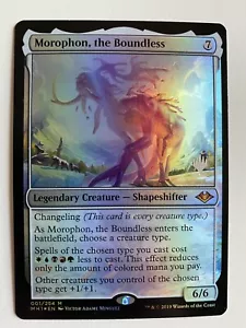 Morophon, The Boundless *PROMO FOIL* MH1 MTG MT/NM EDH Commander Combined Ship - Picture 1 of 9