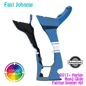 Fast Johnnie Fairing Spoiler Kit fit 2017+ Harley Road Glide FLTRX - Picture 1 of 6