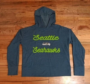 Seattle Seahawks Womens Hoodie NEW Embroidered NFL Team Apparel Pullover sonics - Picture 1 of 6