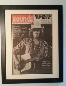 MICK TAYLOR*Stones*1974*ORIGINAL*COVER*POSTER*QUALITY*FRAMED*FAST WORLD SHIP - Bild 1 von 5