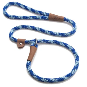 Correa deslizante de plomo azul zafiro para perro cachorro estilo británico 4,6 pies - Imagen 1 de 4