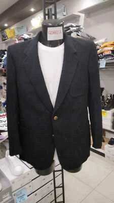 Chaqueta Elite Hombre Mezcla Cachemira Azul Vintage Talla 52 GC662LZ Foto 1 de 4