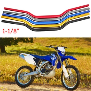 1-1/8" 28mm Fat Bar Dirt Bike Handlebar For Yamaha WR250F WR250R WR450F WR155R - Picture 1 of 50