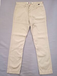 Mens Tommy Hilfiger Chino Jeans Size 34 L Straight Fit Waffle Vintage Y2K