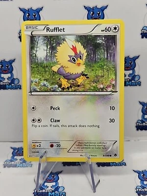 Rufflet 87/98 - Emerging Powers - Pokemon LP  - Image 1 of 2