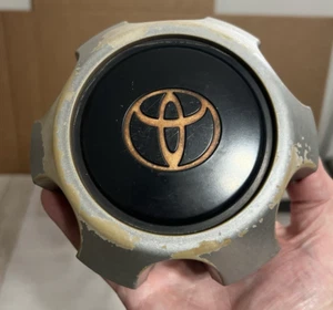 93-98 OEM Toyota Land Cruiser Silver Black Gold Wheel Center Cap Hub GTX 69314 - Picture 1 of 9