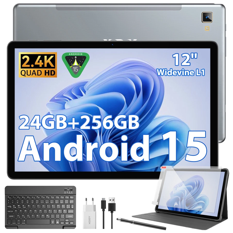 2025 Newests FHD+ Tablet 11 Inch Android 15 Tablet 24GB+256GB/2TB Gaming Tablet- - Bild 1 von 4