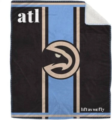 Atlanta Hawks City Edition 60x70 Fleece Blanket By Pegasus Sports  - Image 1 of 4