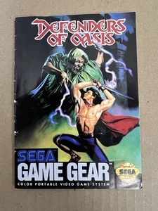 Defenders Of Oasis Genuine Game Gear Manual - No Game - Picture 1 of 3