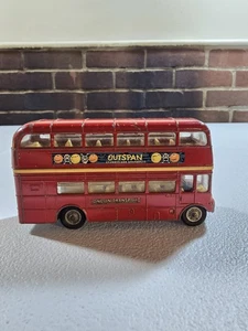 Vintage 904525 Red Corgi Toys Double Decker Bus London Transport Route Master  - Bild 1 von 12