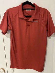 Columbia PFG Polo Shirt Boys Youth Coral Polyester Performance Fishing XL 18/20 - Picture 1 of 7