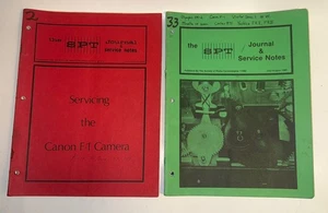2X SPT Journal For Original Canon F-1 July 1974 And July 1980 Original Printing - Picture 1 of 7