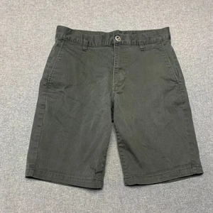 RVCA Men's Shorts Size 28 Black Chino Style Week-End Fit Casual Cotton Blend - Picture 1 of 14
