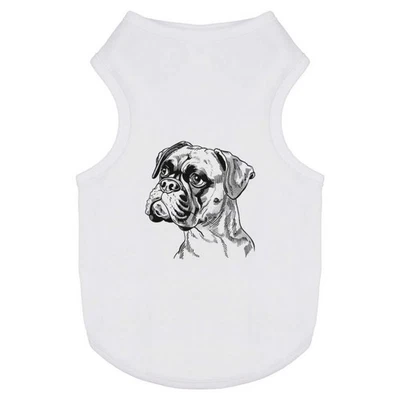 'Boxer Dog Portrait' Pet Dog / Cat T-Shirt (PT058641) - Image 1 of 4
